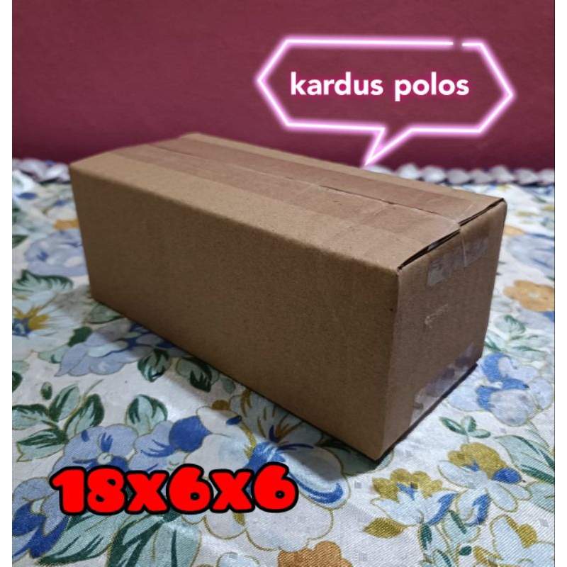 

kardus polos UK 18x6x6 kardus packing kardus kecil