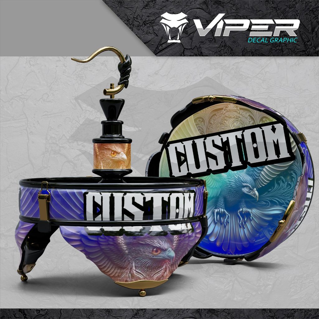 Stiker Tebok Sangkar CUSTOM Lovebird Pleci Helopet VINYL dan HOLOGRAM Decal Kandang Custom