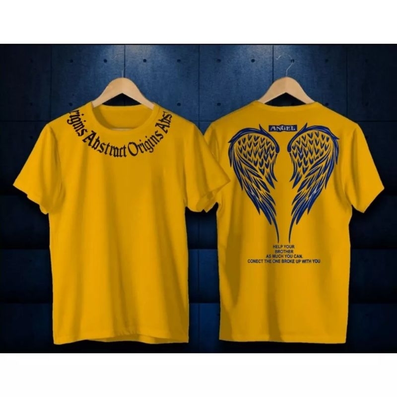 T-SHIRT KAOS DISTRO ANGEL SILANG DINASTY SAYAP MALAIKAT