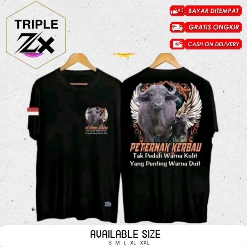 KAOS PETERNAK KERBAU TAK PERDULI WARNA KULIT