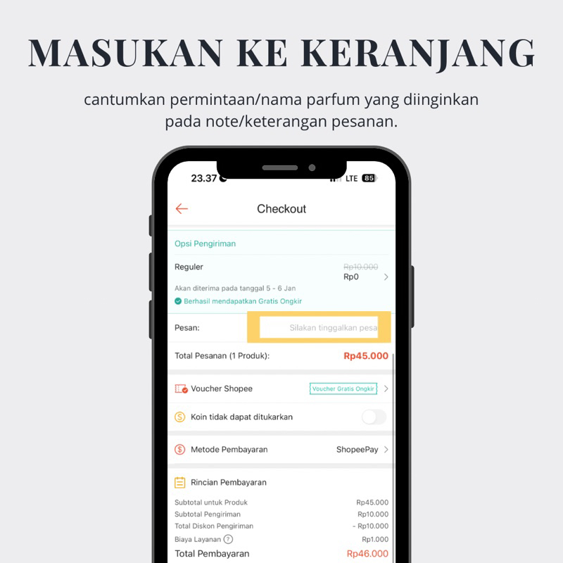 Eloo Collector Parfum - kemasan 15ml parfum refill bandung