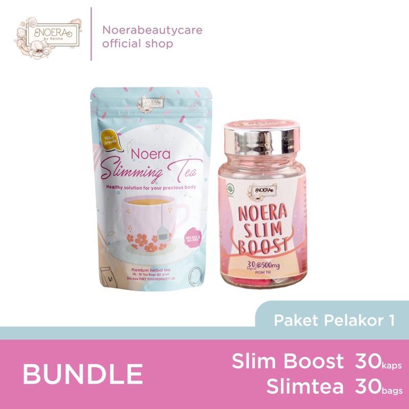 Noera Paket Pelakor | Penghilang Lemak Kotor | Noera Slim Boost &Noera Slimming Tea