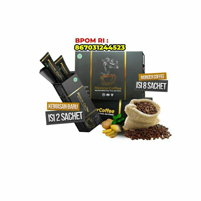 

MON•CER COFFEE ORIGINAL - KOPI MON•CER Penambah Gairah dan Stamina Pria Dewasa Tanpa Efek Samping BPOM HALAL MUI