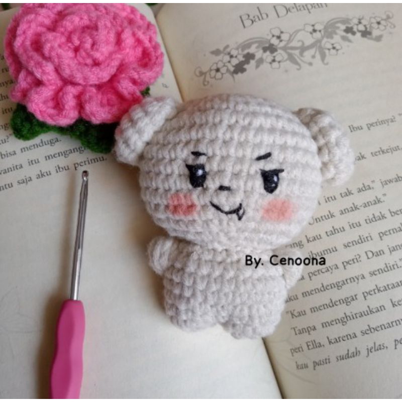 (0046) Doll Seventeen Mingyu Blush Rajut Amigurumi
