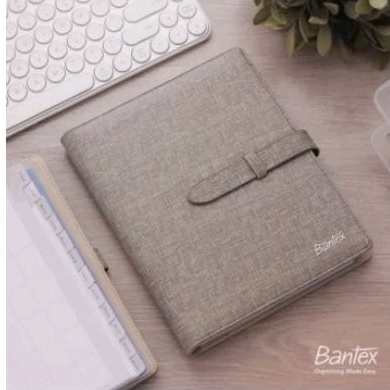 

Agenda Planner 2024 Cover Kulit Leather Diary Bantex Beige