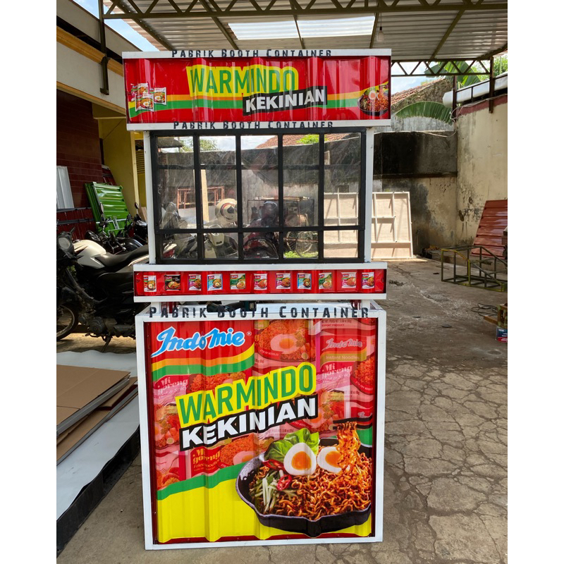 Booth Warmindo Termurah / Gerobak Warmindo / Booth Portable