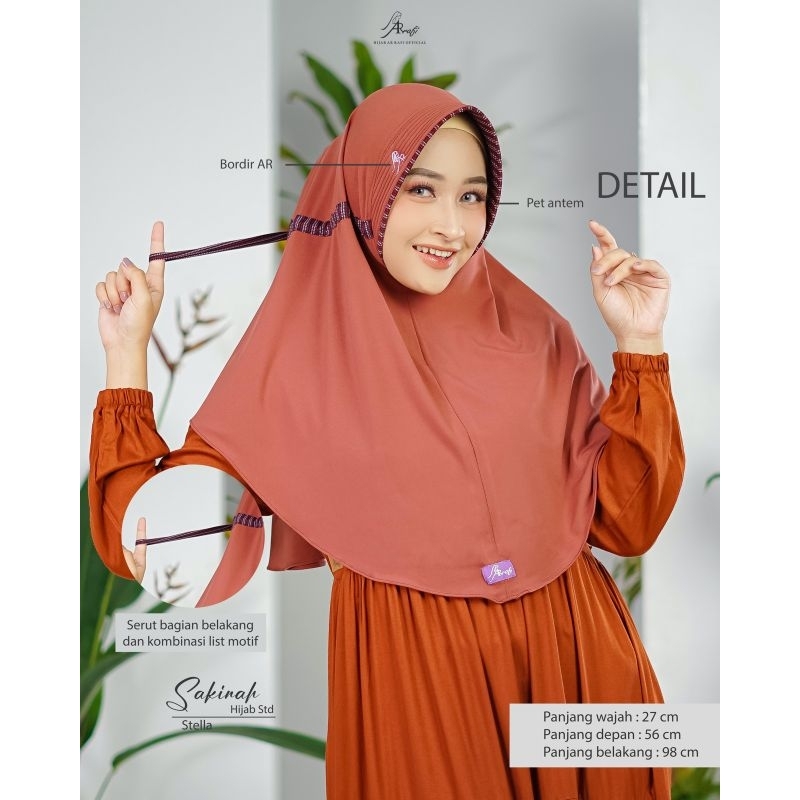 Arrafi Hijab jilbab Kerudung Instan Serut|| Sakinah Hijab Arrafi Serut Terlaris