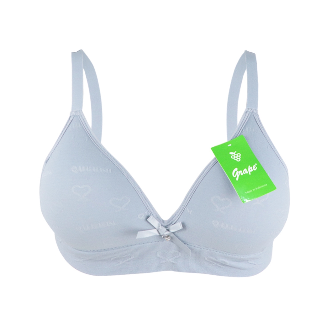 Grape - Soft Bra Bahan Rajut Tanpa Kawat Bh Halus Spm 0419