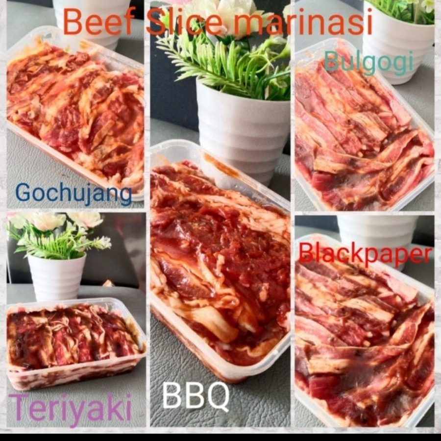 

beef slice marinasi 500gr