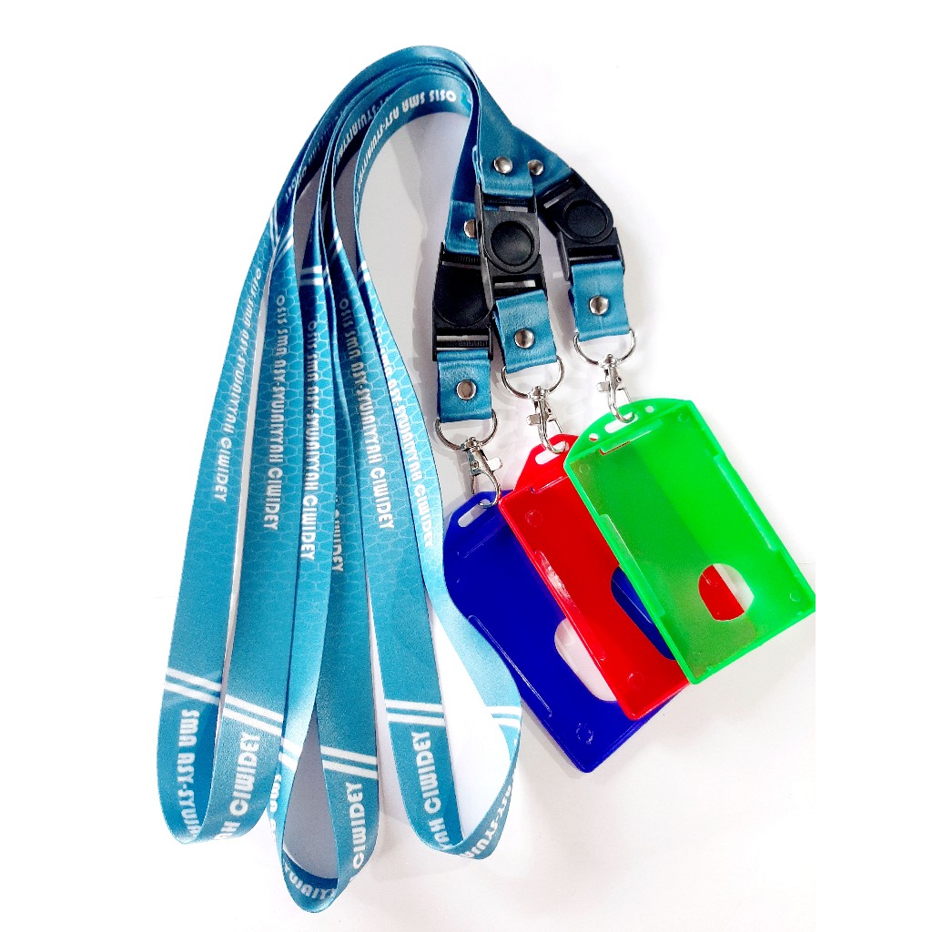 

CETAK TALI LANYARD 2 CM PRINTING SUBLIME 2 CM DAN HOLDER