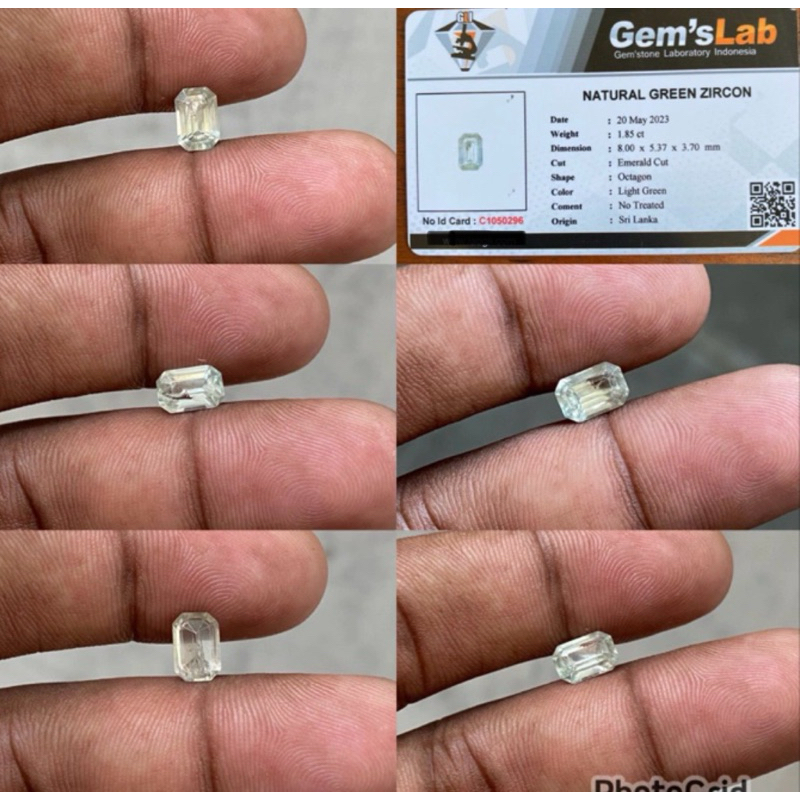 Natural zircon ceylon Srilanka batu green zircon selon srilangka