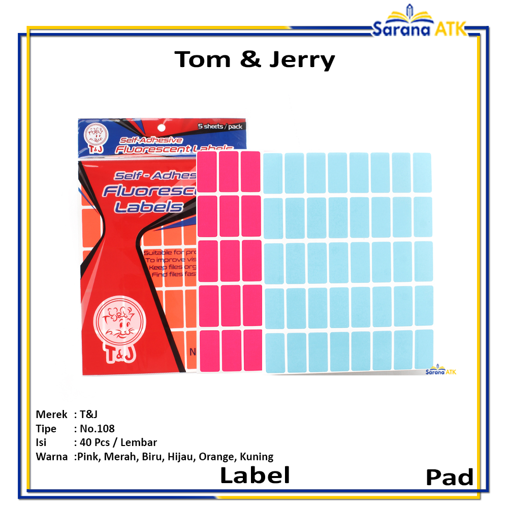 

Tom & Jerry - Label Warna No.108 - Pad