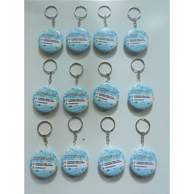 Ganci Custom/Gantungan Kunci Souvenir Bidan/Klinik