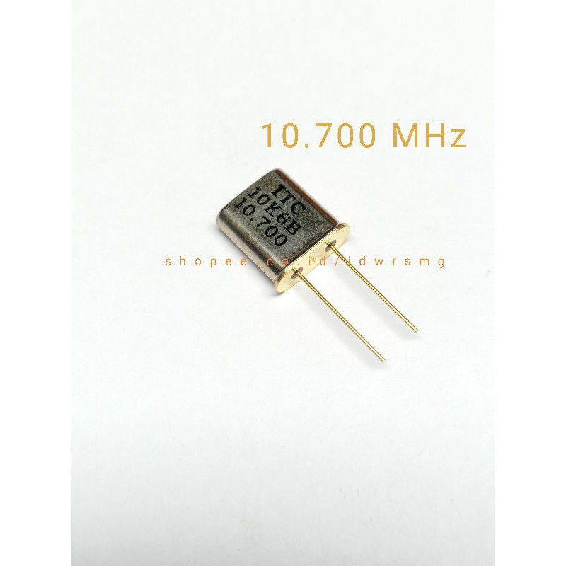 Crystal 49U 10.7 MHz 10.7MHz 10.700MHz 10.700 MHz DIP
