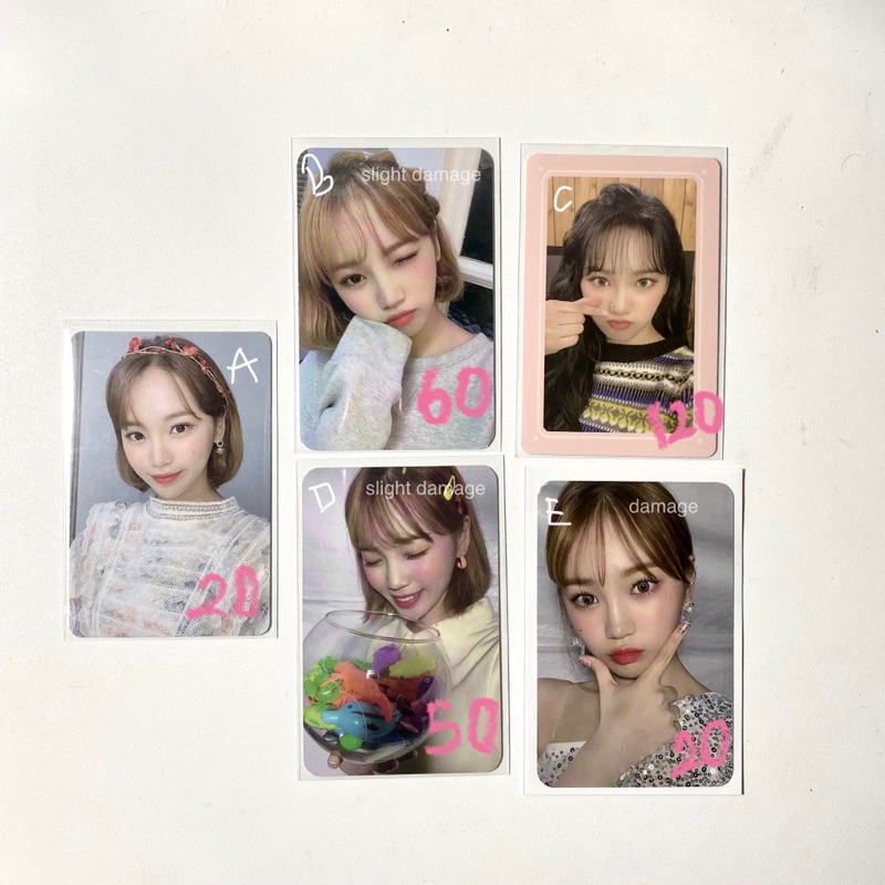 PC OFFICIAL CHAEWON IZONE ONEIRIC DIARY AQUARIUM WINK OTS ONE THE STORY BENEFIT