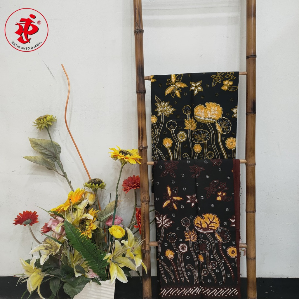 [ANTO DJAMIL] KAIN BATIK SEMI TULIS MOTIF BUNGA TULIP KHAS BANYUMASAN