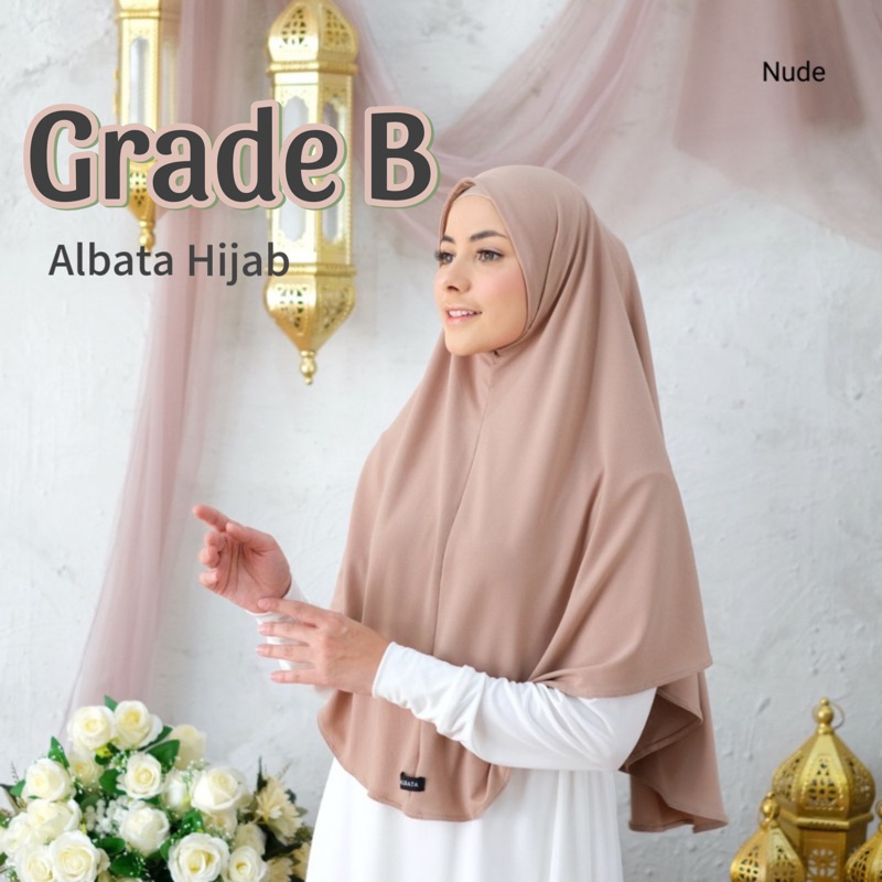 ALBATA HIJAB GRADE B KYRA DAN ZIYA (clearance sale) reject hijab albata