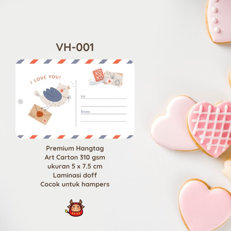 

Hangtag Valentine's day Hari kasih sayang premium haampers valentine day