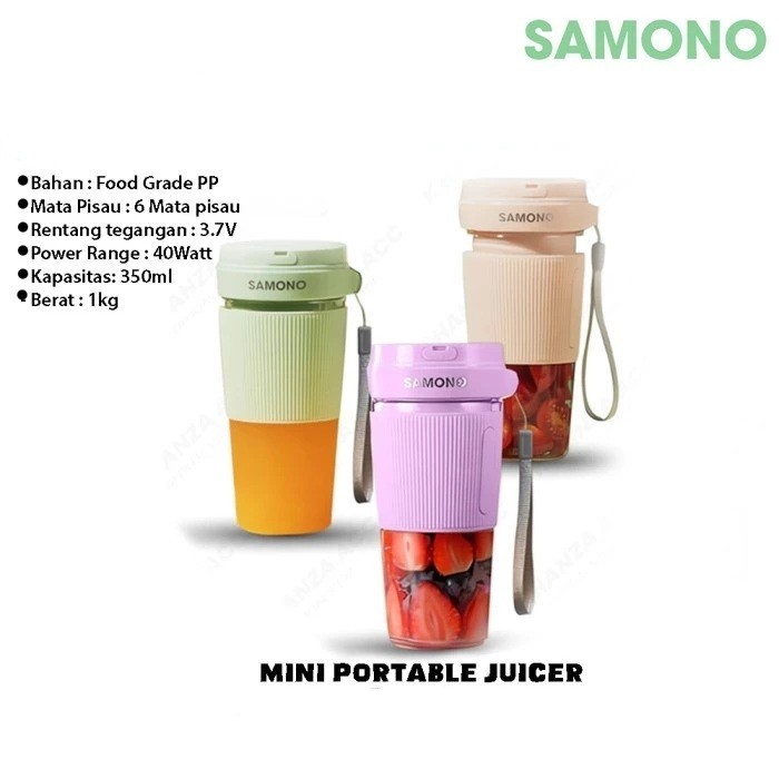 BLENDER PORTABLE SAMONO 350ML