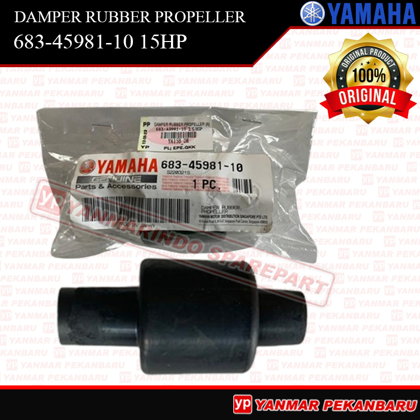 15HP Damper Rubber Propeller Karet Propeller Mesin Tempel Yamaha 15PK Outboard Original