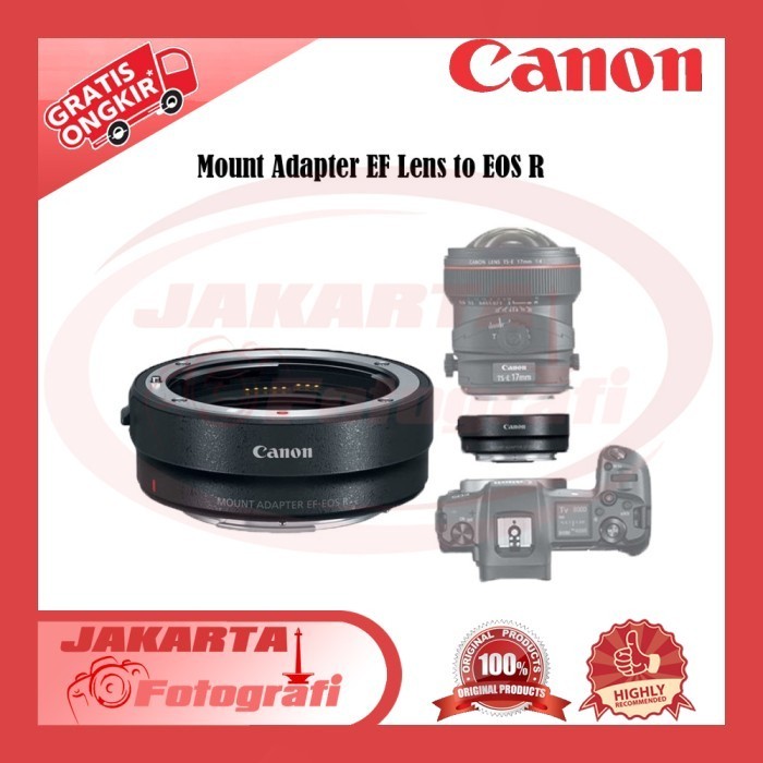 Canon Mount Adapter EF-EOS R EF EF-S Lens to EOS R  Resmi