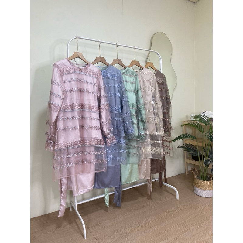 READY - HAMEEDA ONE SET ROK LILIT BRUKAT - ku.tukuklamby