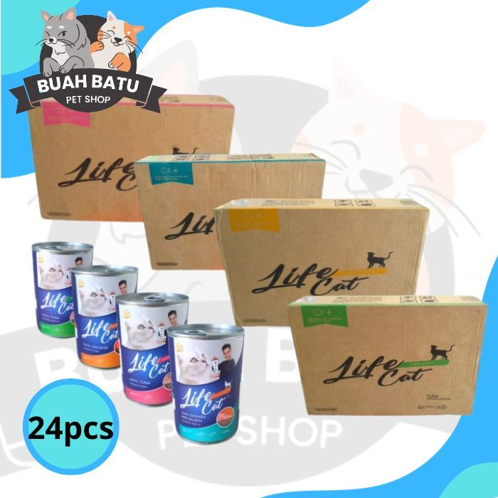 Life cat kaleng 1dus ( isi 24 pcs ) KHUSUS EKSPEDISI