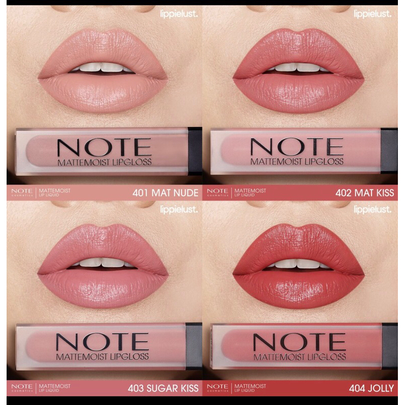 NOTE Cosmetics Mattemoist Lip Liquid Lipstick - Lipcream Note