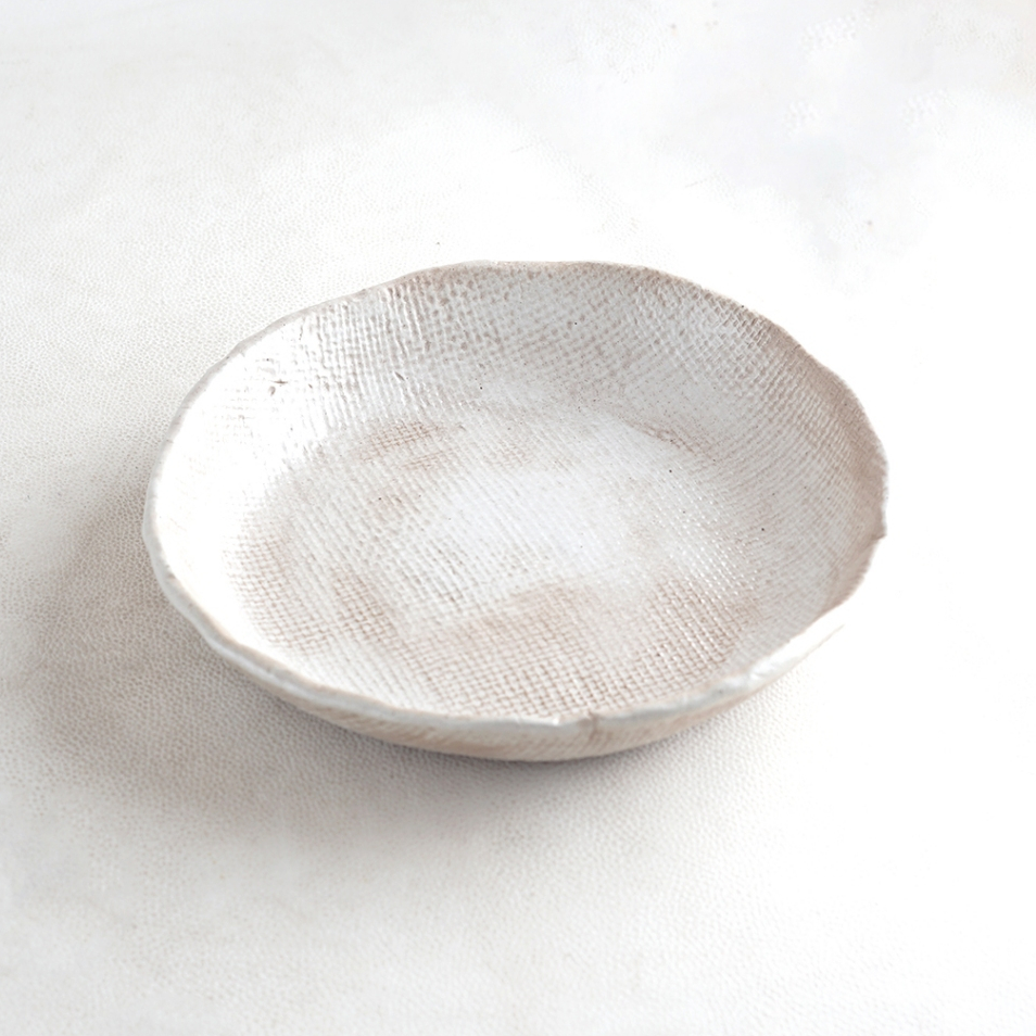 Nuanza Mangkok Keramik Brown Motif / Bowl Goni