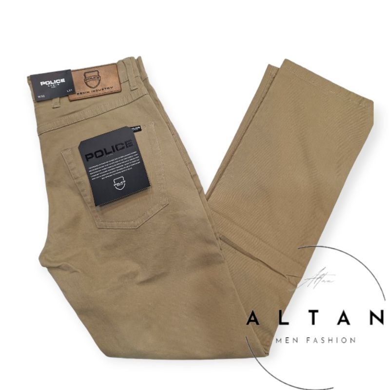 Celana Katun Merk POLICE DENIM original 100%