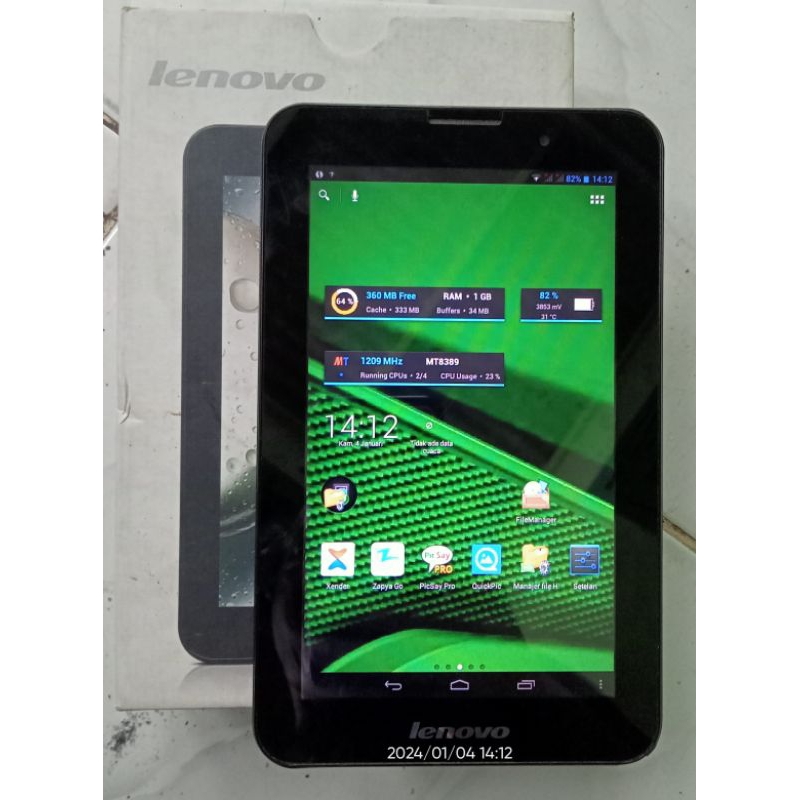Lenovo ideatab A3000H (tablet 7inch) bekas minus