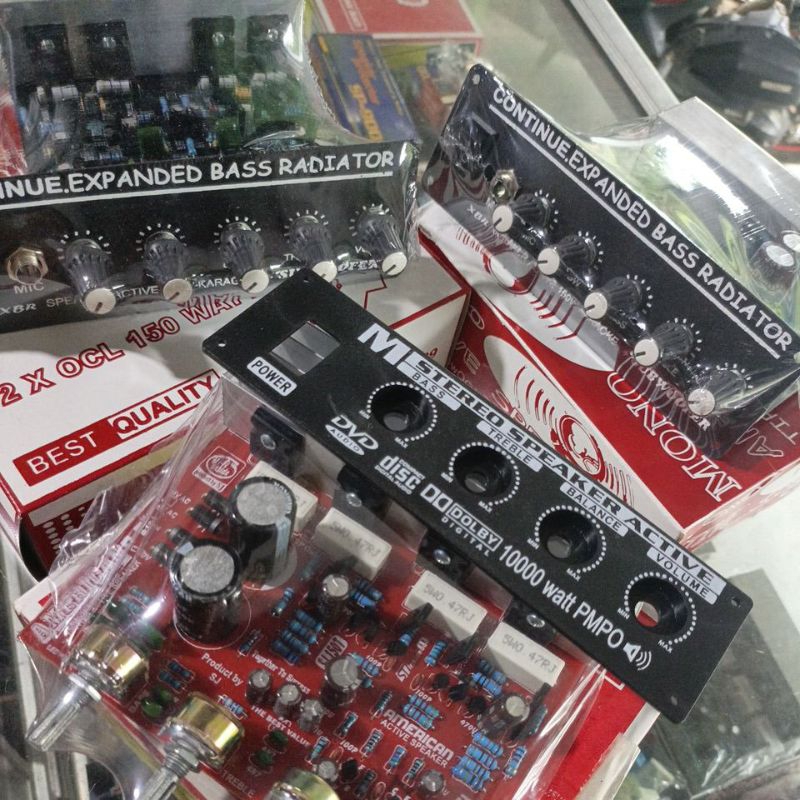 KIT power SPEAKER AKTIF STEREO SUDAH BERSAMA TONE DAN PSU