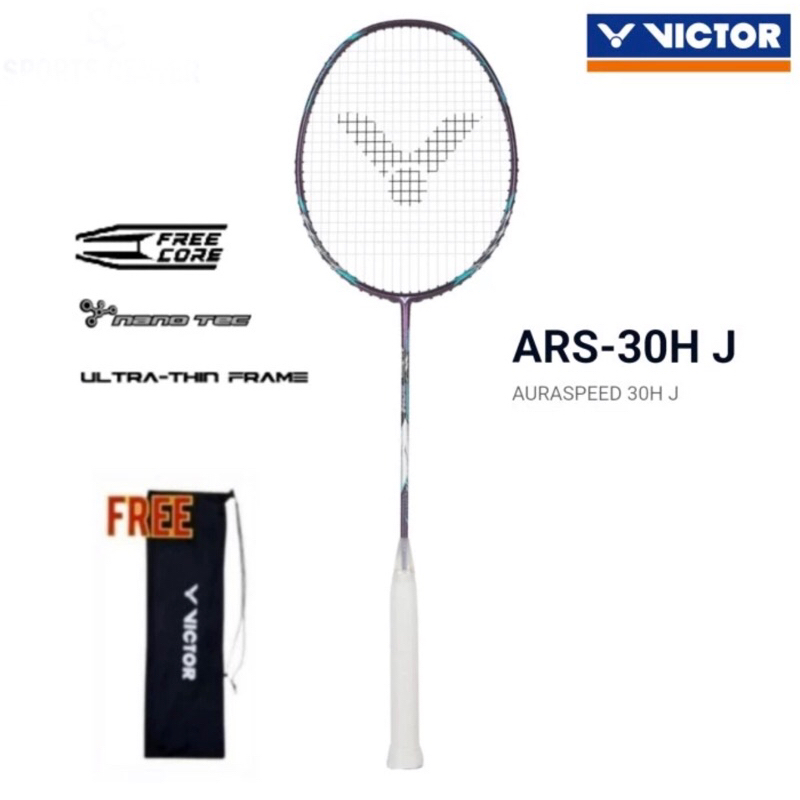 Raket Badminton Victor Auraspeed 30H / Aura Speed 30 H J Original