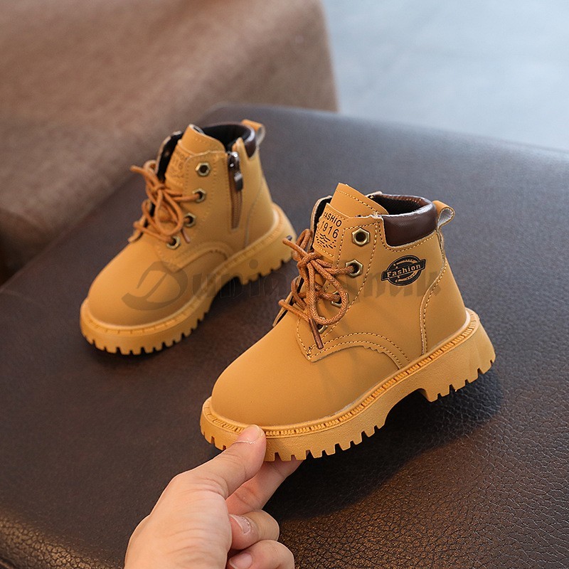 [FREE BOX] SEPATU BOOTS KULIT ANAK KEREN / COD SEPATU BOOT ANAK LAKI LAKI / COD SEPATU BOOTS KULIT A