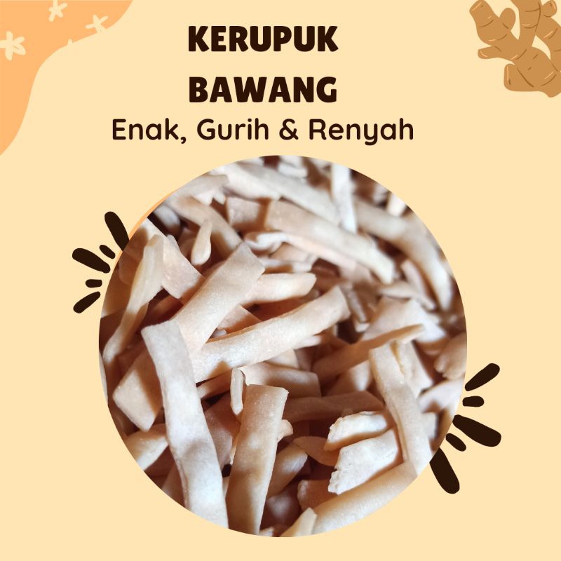 

Krupuk Bawang Putih Renyah Gurih
