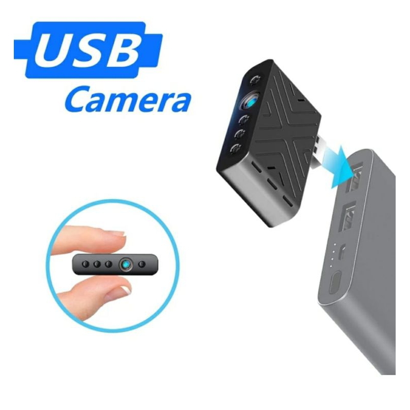 SpyCam USB Portabel Mini Wifi IP Nirkabel PowerBank TY9 IPCam Pengintai