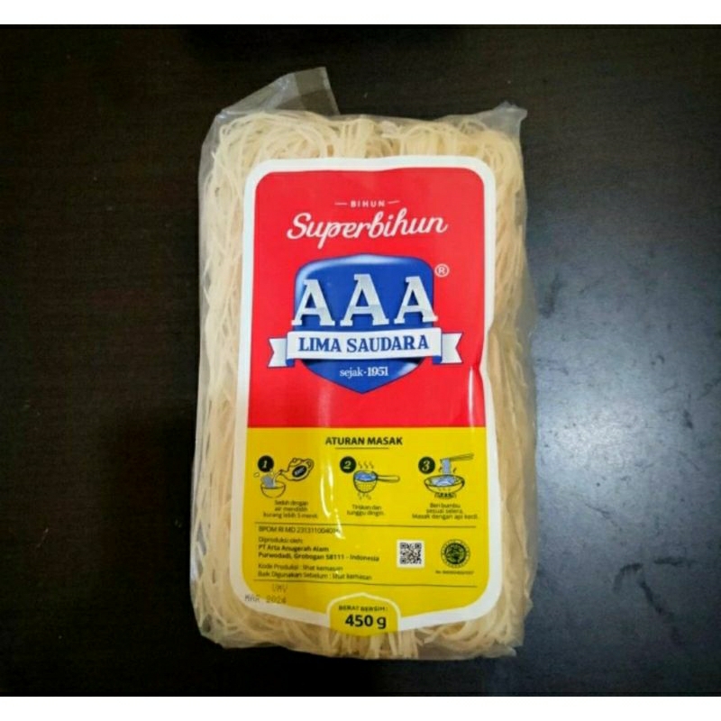 

Bihun AAA Superbihun Lima Saudara 450gr