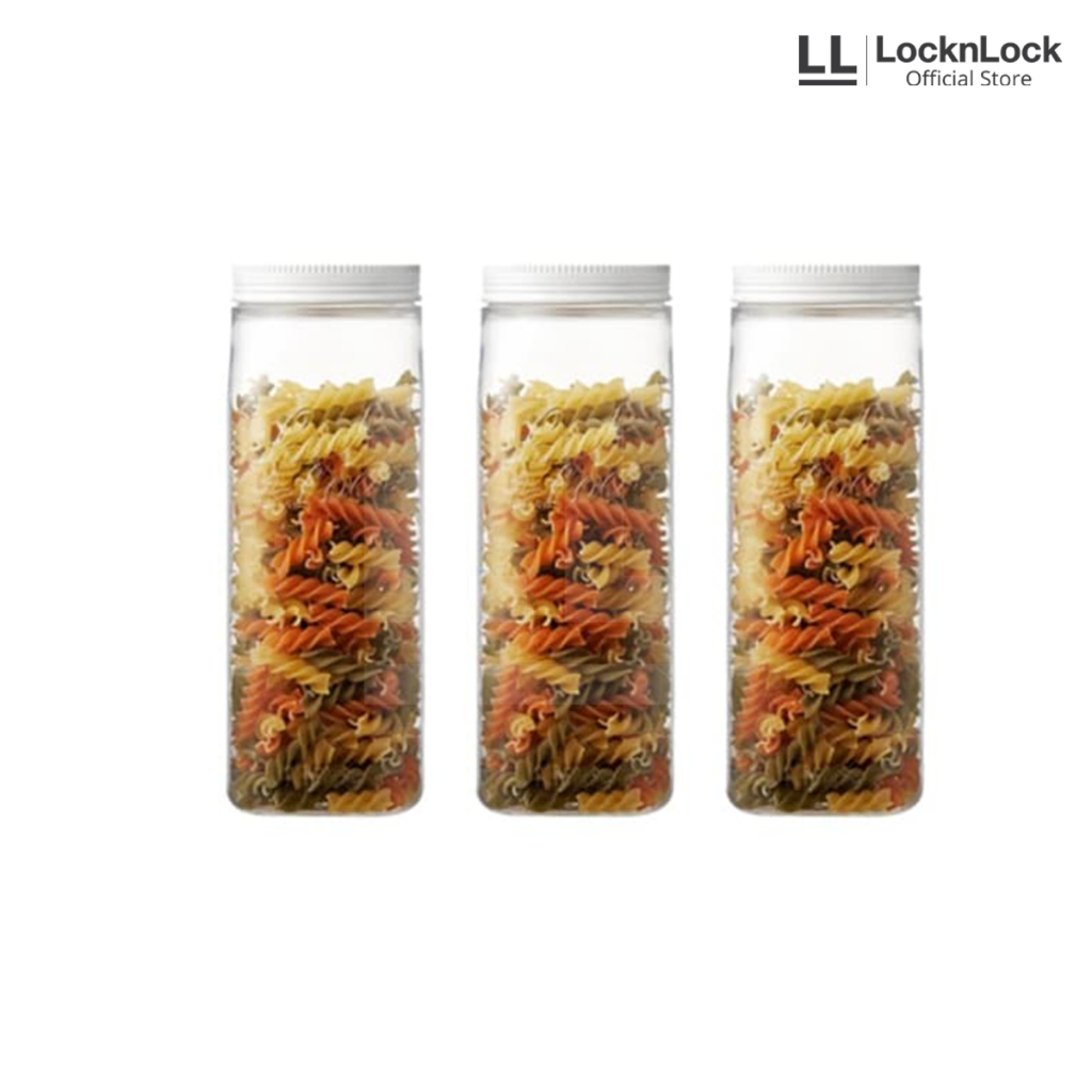 LocknLock - Toples Penyimpan Makanan (Dry Food Canister) Set 3PCS