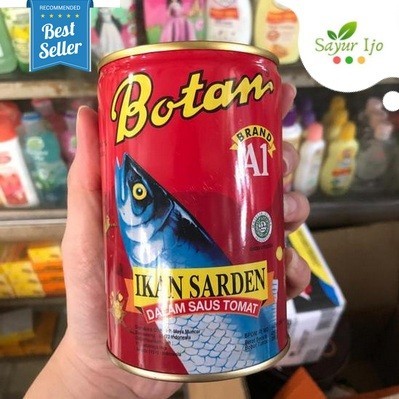 

BOTAN Sardines Saus Tomat 425 Gram / Kaleng Daging Ikan Sarden Premium