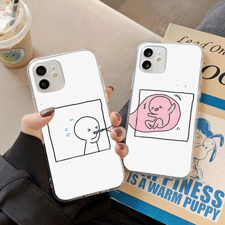 Case Couple All Type Anti Crack Softcase Bisa Custom Untuk Couple Cartoon