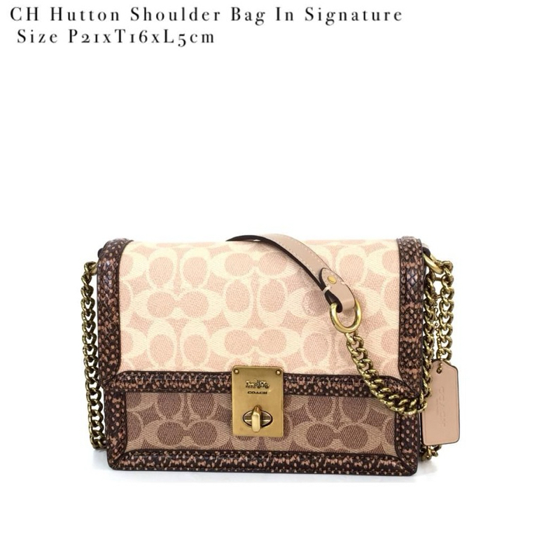 Hutton Shoulder Bag In Signature