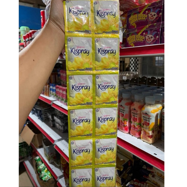 KISPRAY SACHET 1 RENCENG ISI 24 SACHET