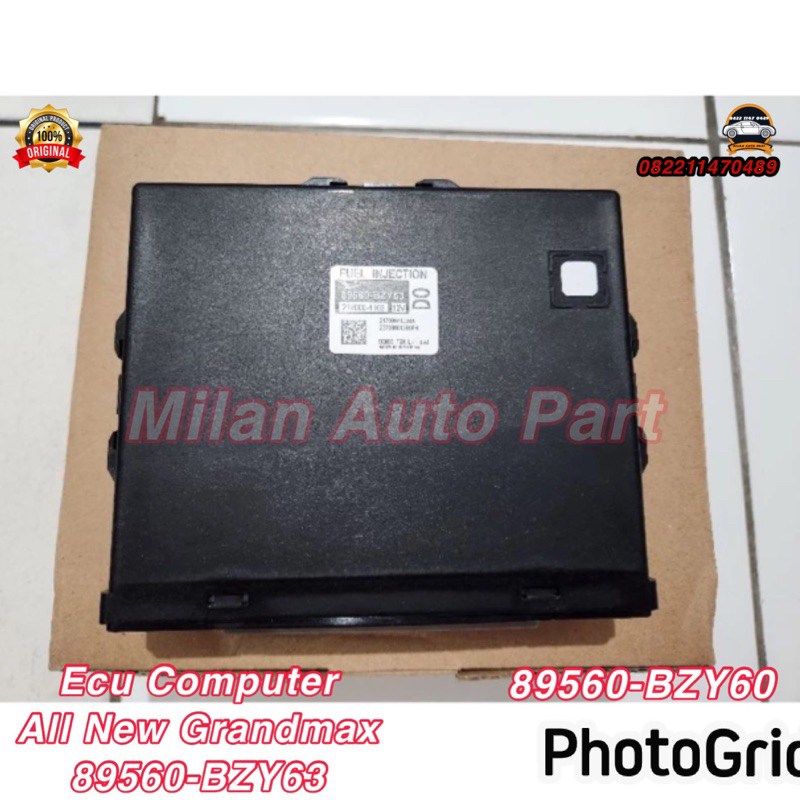 Ecu Computer Engine Control Unit All New Grandmax 89560-BZY60 BZY63 2018 2019 2020 2021 ORIGINAL ASL
