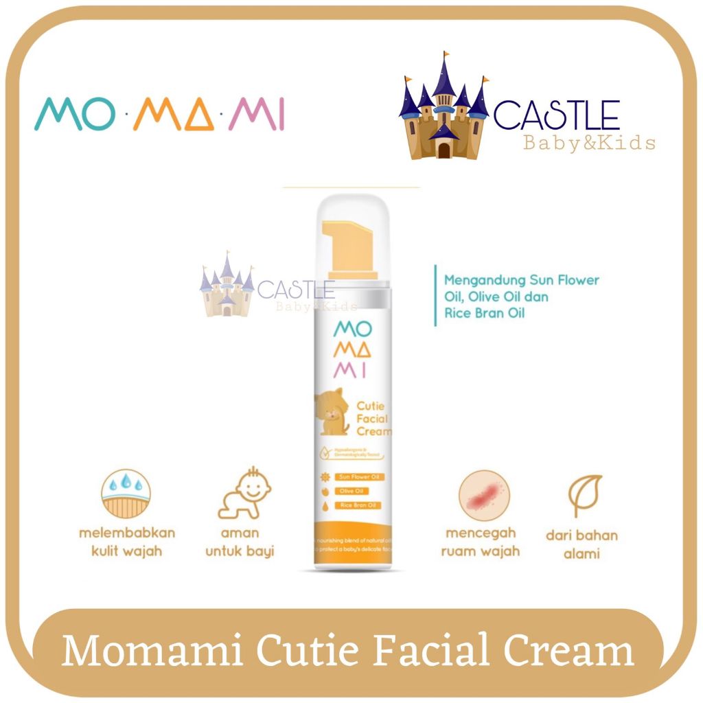 Momami Baby Cutie Facial Cream - Lotion & Cream Bayi 50 gr / Krim Muka Bayi