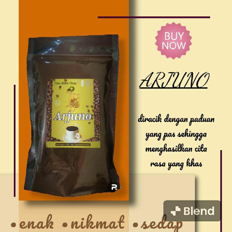

{TERMURAH} kopi bubuk hitam robusta cap ARJUNO