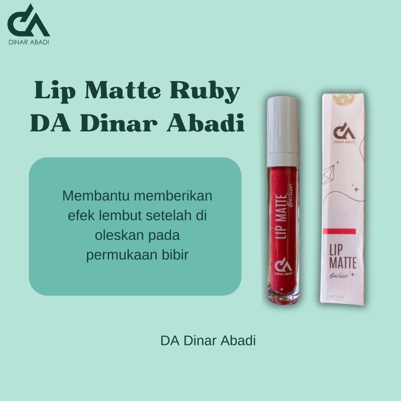 lip matte Ruby Dinar abadi