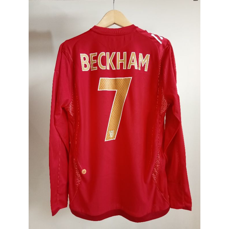 Jersey England Away World Cup 2006 Beckham (M) Original Baju Bola Asli Rare Langka Retro Vintage Shi