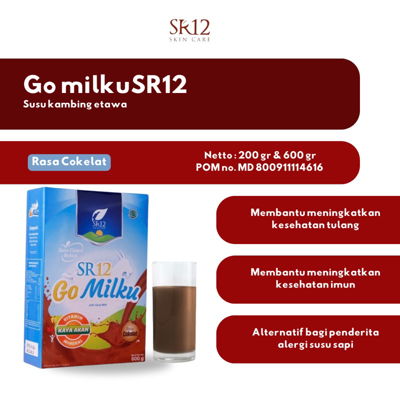 

SUSU GO MILKU SR12 ETAWA RASA COKELAT / SUSU GOMILKU / SUSU ETAWA KUALITAS PREMIUM / GOAT MILK BUBUK