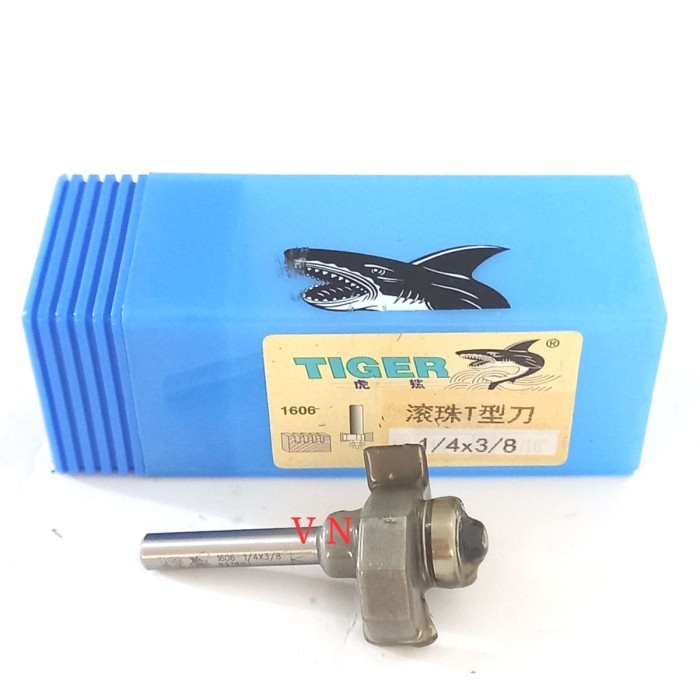 Mata Router/Profil T Sloting Bit 10 mm ( 1/4 x 3/8 ) Tiger