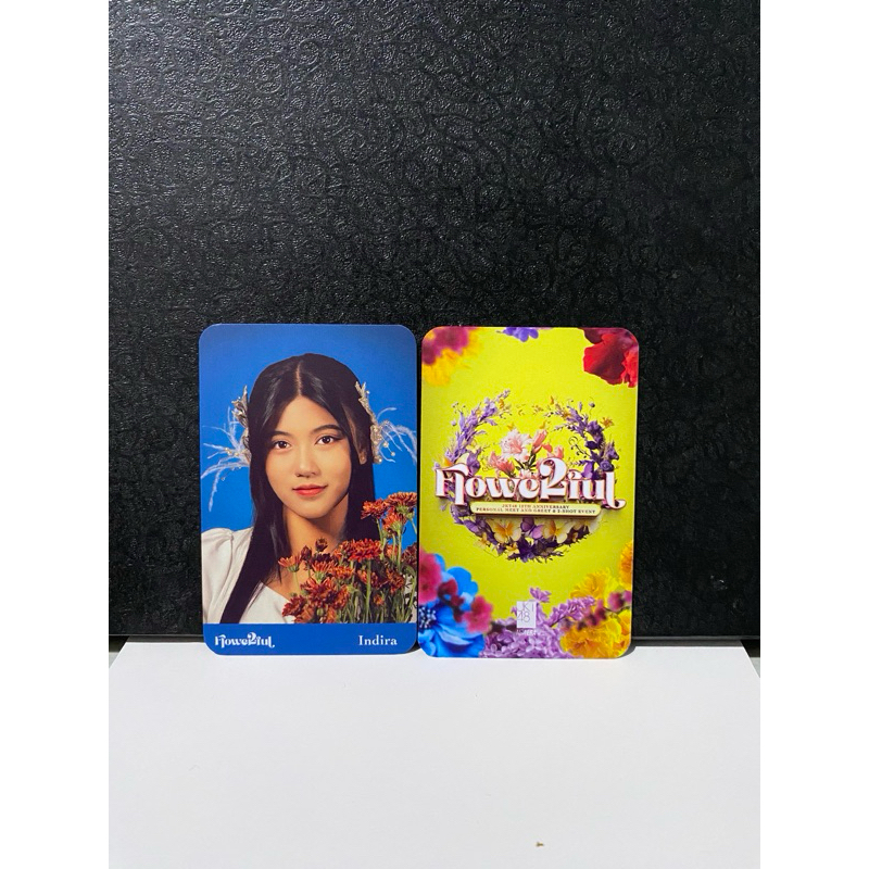 photocard jkt48 flowerfull INDIRA || OFC || ORI